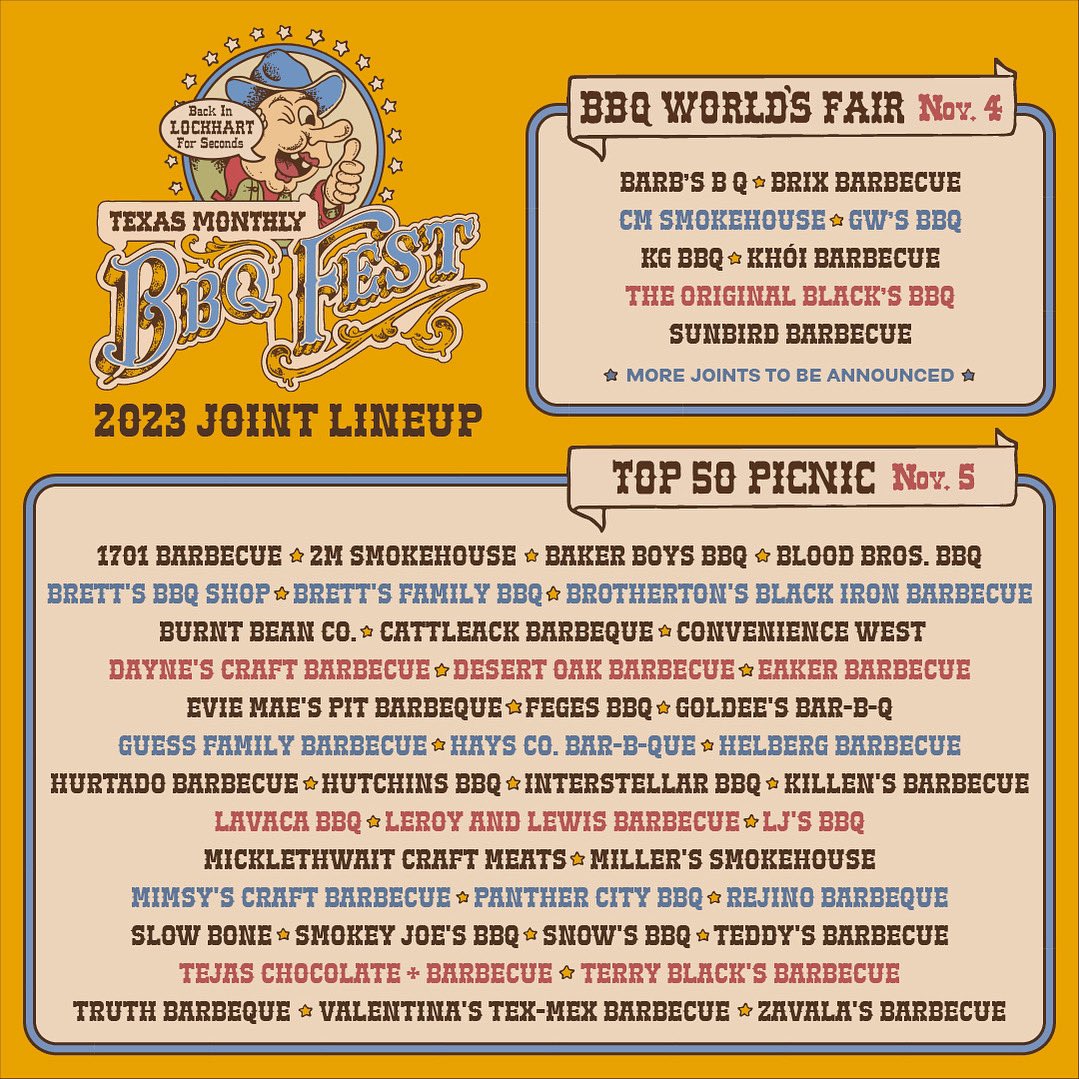 Bryan Bingham (@bryancbingham) on Twitter photo I’ve dreamt about the day we’d crack <a href="/TexasMonthly/">Texas Monthly</a> and making Top New 25 BBQ joints was unbelievable. To be able to now attend the worlds fair and share our food alongside such heavy hitters is a dream come true. I’ve dreamt about the day we’d crack <a href="/TexasMonthly/">Texas Monthly</a> and making Top New 25 BBQ joints was unbelievable. To be able to now attend the worlds fair and share our food alongside such heavy hitters is a dream come true.