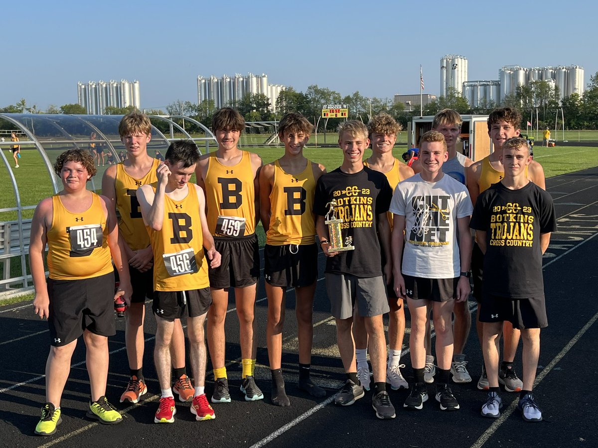 BotkinsCCTF's tweet photo. Great start to the season!  At the preview, the hs boys were 1st, the hs girls were 2nd, the jh boys were 2nd, and the jh girls were 4th! https://t.co/GQRkiEf1Aw