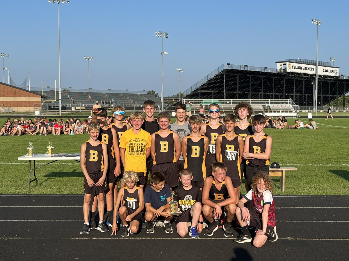 BotkinsCCTF's tweet photo. Great start to the season!  At the preview, the hs boys were 1st, the hs girls were 2nd, the jh boys were 2nd, and the jh girls were 4th! https://t.co/GQRkiEf1Aw
