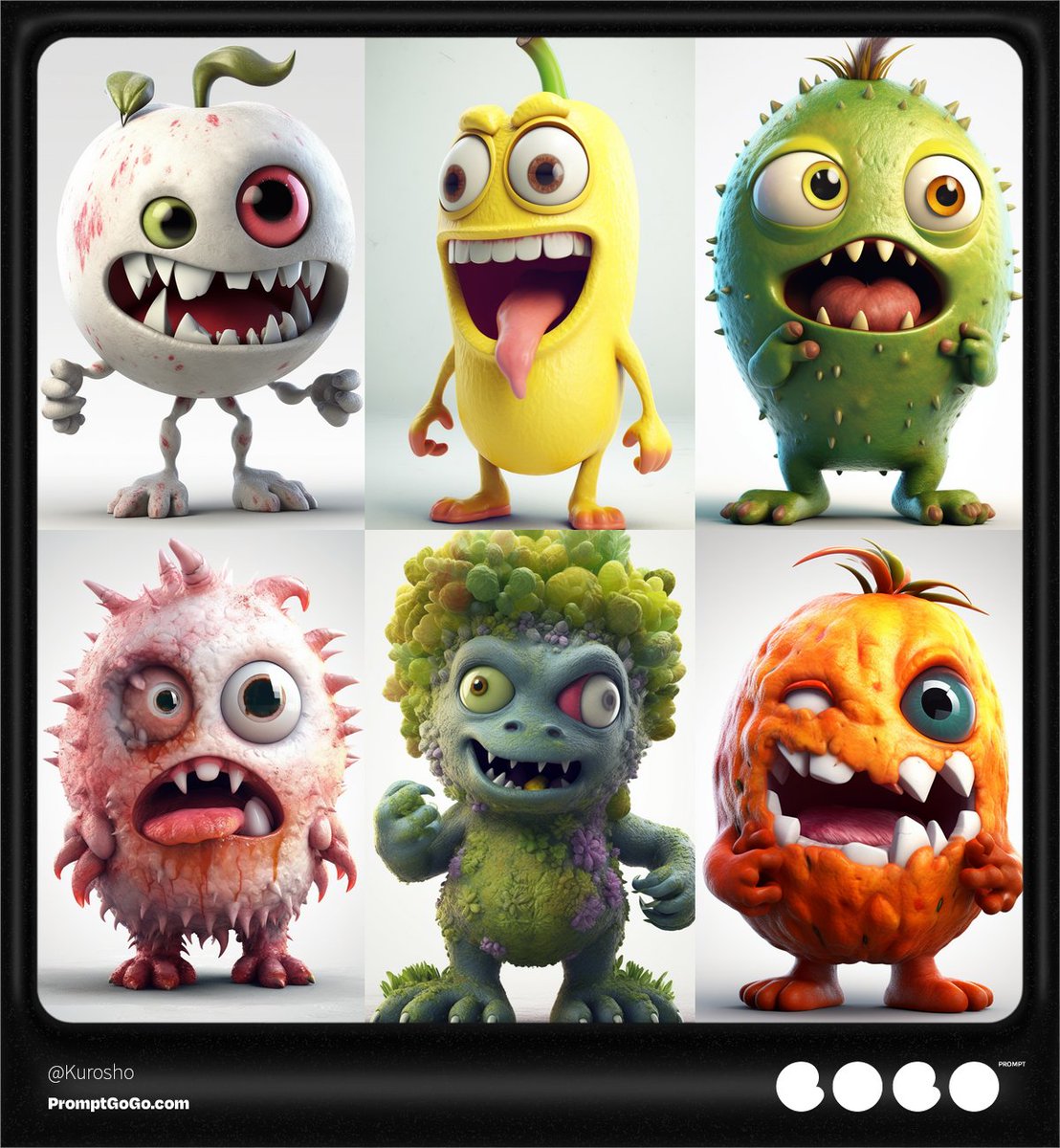 PromptGoGo's tweet photo. Transform your favorite food into living and adorable beings. With this prompt you will create the food in its most beautiful version.  https://t.co/4AGCAEihZj   
 #AI #generatecontent #art #prompt #chatGPT #Midjourney #Stablediffusion #artificialintelligence #creativity #artificialcreativity #contentgeneration #machinelearning #digitalart #creativeprompts #AIart #aiwriter #creativeAI #aigc #promptgogo #promptengineering #OpenAI