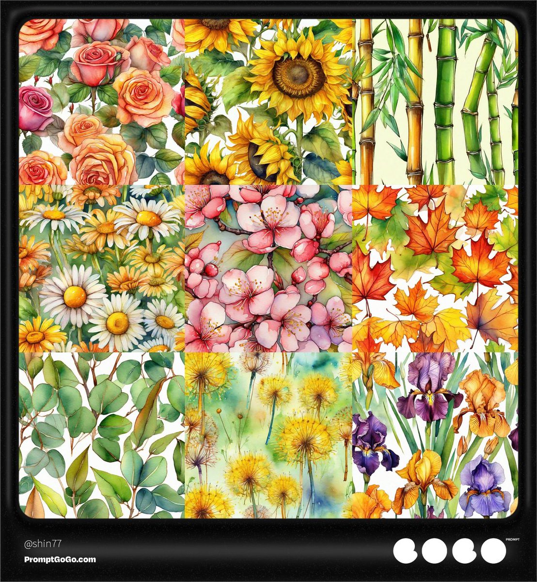 PromptGoGo's tweet photo. Enjoy Watercolor Plant Art in digital illustraions!✨  You Can:  Change "Name of Plant" into "Any Name" that you want to generate.  ✔️Artist Name is Not included ✅20 Examples included ✅Stable Diffusion XL 1.0    https://t.co/Q8EtVbZtvY   
#AI #generatecontent #art #prompt #chatGPT #Midjourney #Stablediffusion #artificialintelligence #creativity #artificialcreativity #contentgeneration #machinelearning #digitalart #creativeprompts #AIart #aiwriter #creativeAI #aigc #promptgogo #promptengineering #OpenAI
