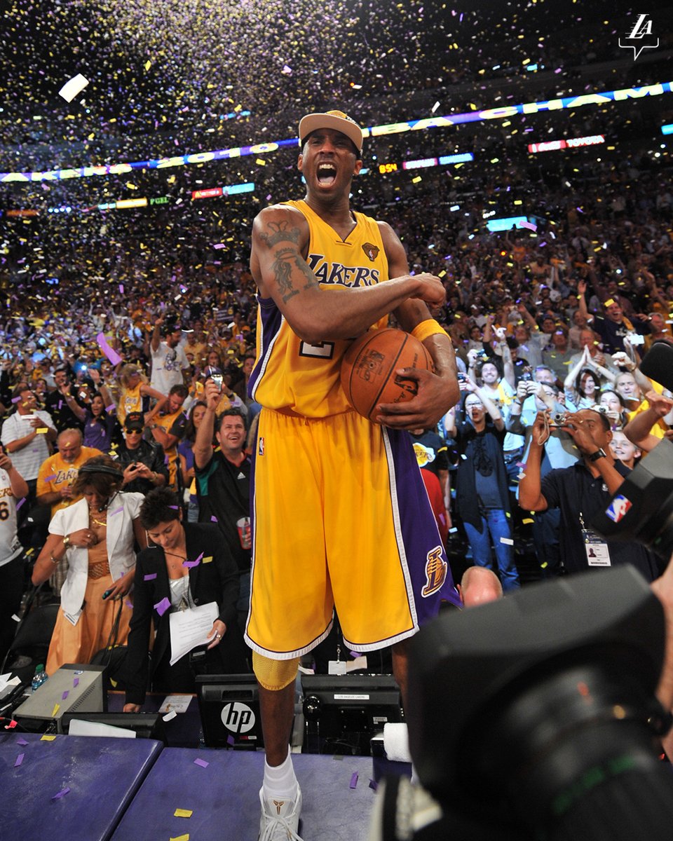 Lakers's tweet image. Epitome of a Champion.