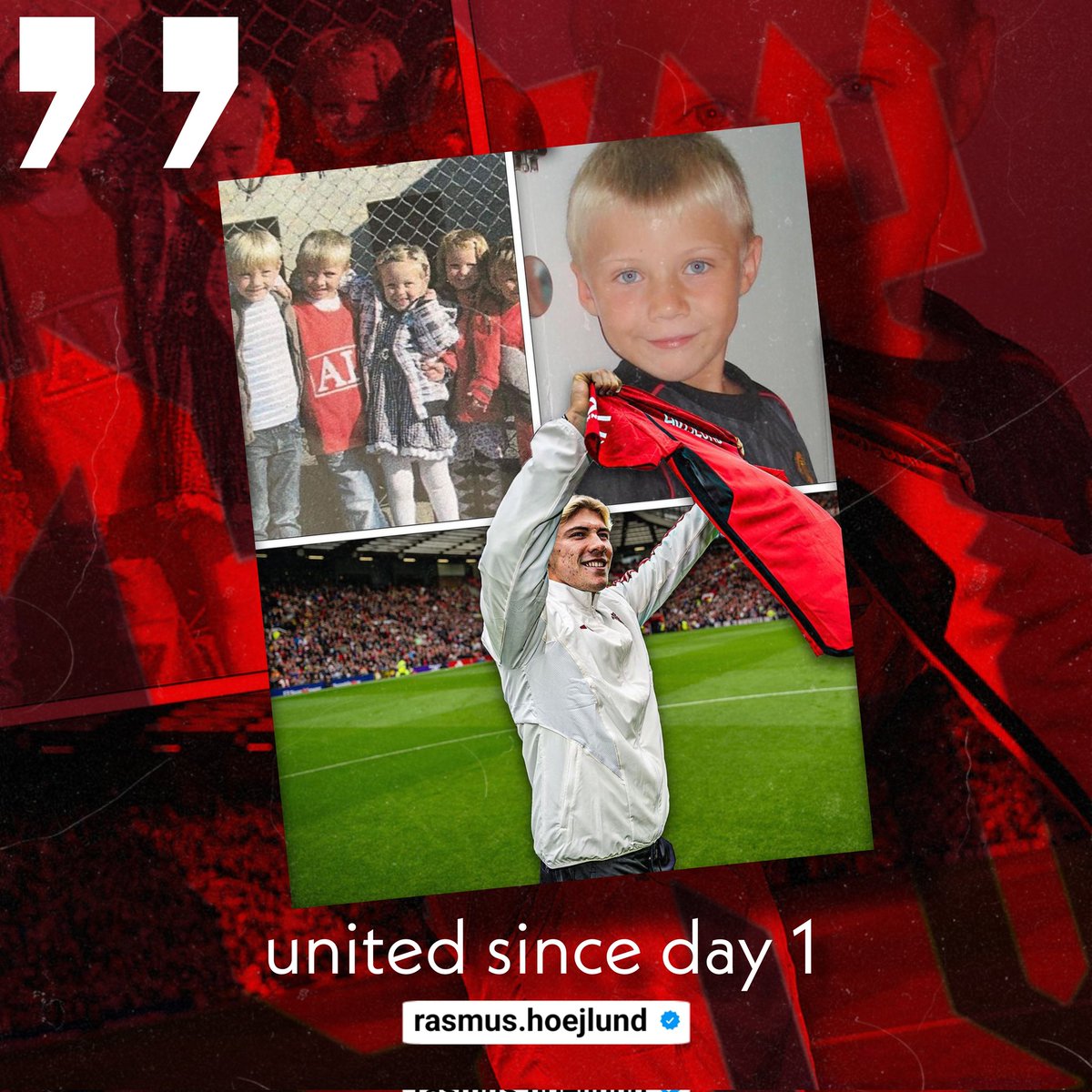 Rasmus_H0jlund's tweet photo. Welcome friends! 

Jump straight into the heart of all the action with Rasmus Hojlund World, your ultimate fan page for Manchester United player updates. Experience the daily hustle, see the behind-the-scenes footwork, and celebrate every glorious triumph with us. 

#MUFC https://t.co/07z42QD2W4