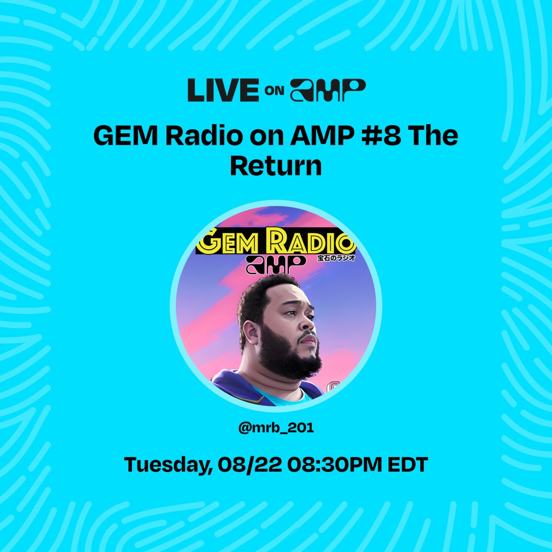 MediaGoldEra's tweet photo. My Amp show, GEM Radio on AMP #8 The Return, is live. Don't miss it! Tune in!
https://t.co/bS1gteWvkS https://t.co/tDBbzK0whW