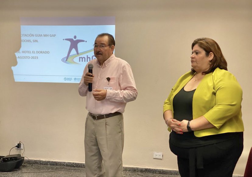 capalosmochis's tweet photo. El día de hoy 22 de Agosto del año en curso se dió por inaugurada la capacitación de la Guía mhGAP Zona Norte sede Los Mochis, impartida al personal de salud de distintas instituciones referentes a las Jurisdicciones sanitarias I y 2contando con la representación de autoridades. https://t.co/NRt6nSaZYP