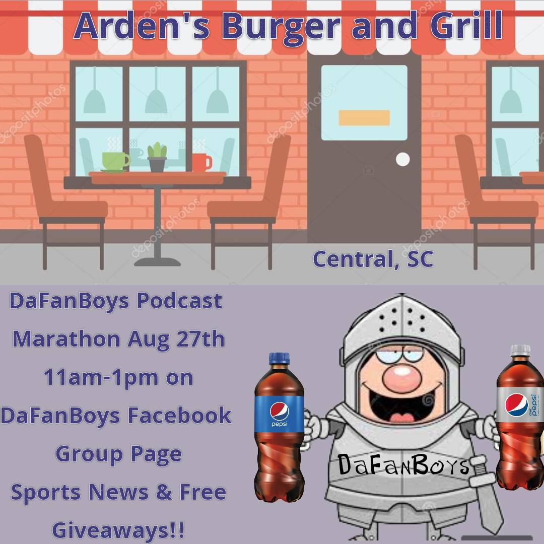 GSM_SoCon's tweet photo. #DaFanBoys and #DaFanGirls looking forward to Sunday August 27th LIVE at @ArdensBurger from 11am-1pm thanks to our sponsors #Pepsi https://t.co/KxT0T6uldf Use Code: DaFanBoys get 15% off, and #Amazon https://t.co/nbbq8JEUZ1
@BradCSCast @JacobsTalk @DaFanboys @DaFanBoys_ https://t.co/RyxMo7U4Au