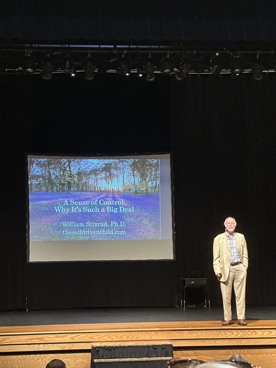 MissFrench17's tweet photo. Opened the new school year hearing from Dr. Stixrud, coauthor of @SelfdrivenChild, how to support student autonomy! Looking forward to digging into the book soon. 📖 https://t.co/WILbGNMeIX