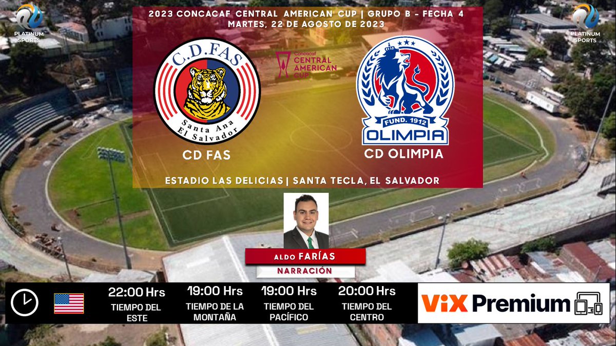 ramonovic09's tweet photo. #ConcacafCentralAmericanCup #Fecha4 | @CDeportivoFAS 🆚 @CDOlimpia
🇸🇻 #FAS 🇭🇳 #Olimpia
🗓️ Hoy
🇺🇲 ⏰ 22:00 Hrs ET, 19:00 Hrs PT
📱💻 @VIX Premium
🎤 @AldoFariasGzz
🤳🏼 #CCCenViX #FASOLI https://t.co/4uY7820yEK