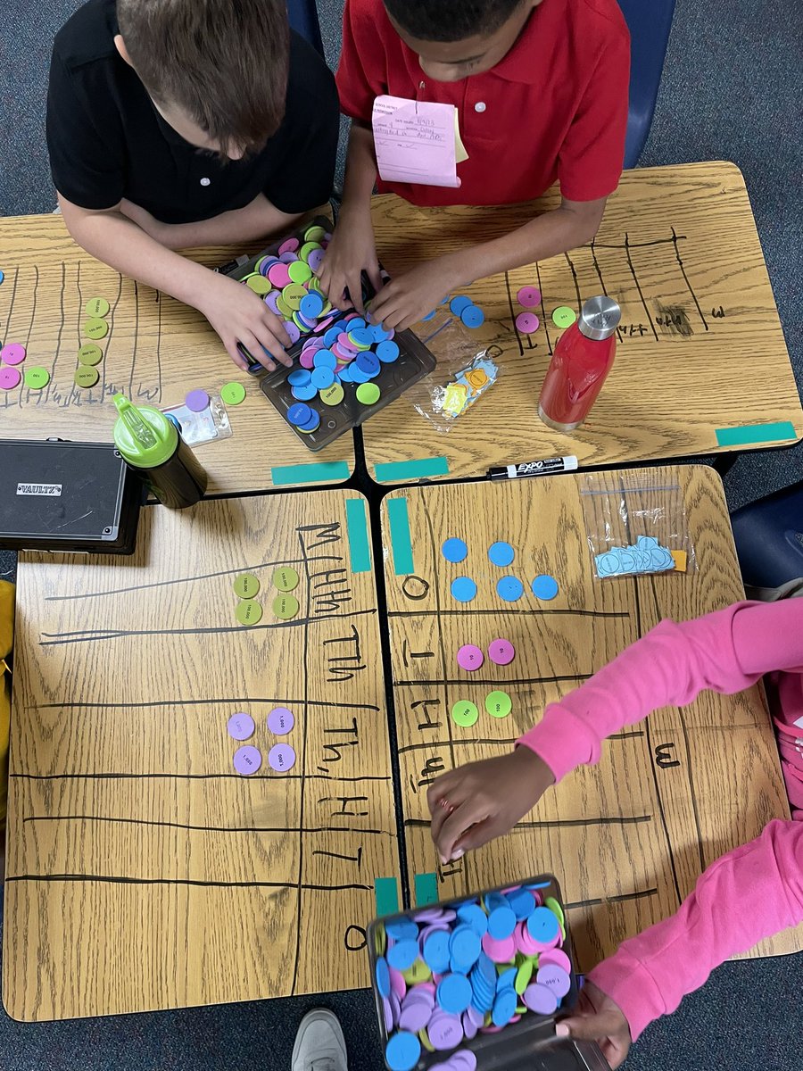 iteachmrmartin's tweet photo. Place Value, Place Value, Place Value!! ✖️➗➕➖🟰🧮♾️ https://t.co/A4V3uKPXIR