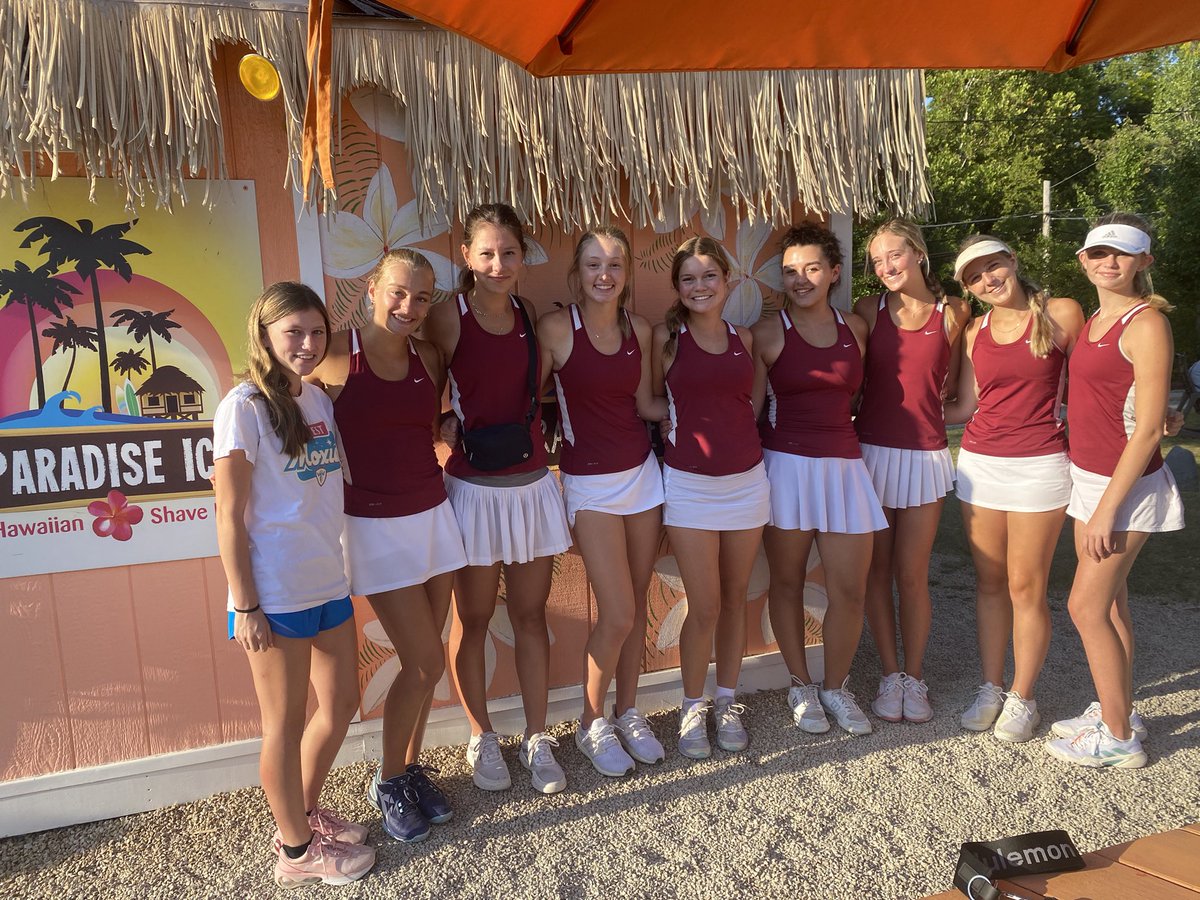 turpinwtennis's tweet photo. Varsity and JV girls both swept a 5-0 win against Milford in the heat today! Girls ended the day with some Paradise Ice and are ready to face Anderson THIS Thursday! Great day of spartennis🔥🎾💪🏻
#WinTheDay #SpartanStrong https://t.co/MoQnq3SaXg