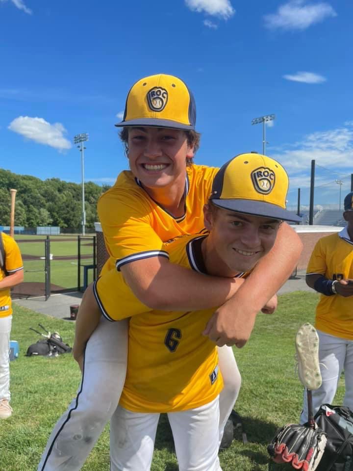 RocBrwers's tweet photo. Brew Crew nation wants to wish these two the best of luck at LeMoyne College!  @CooperRomich @michael_wheels6 
#onceaBrewerAlwaysABrewer https://t.co/VHwkTY4ruY