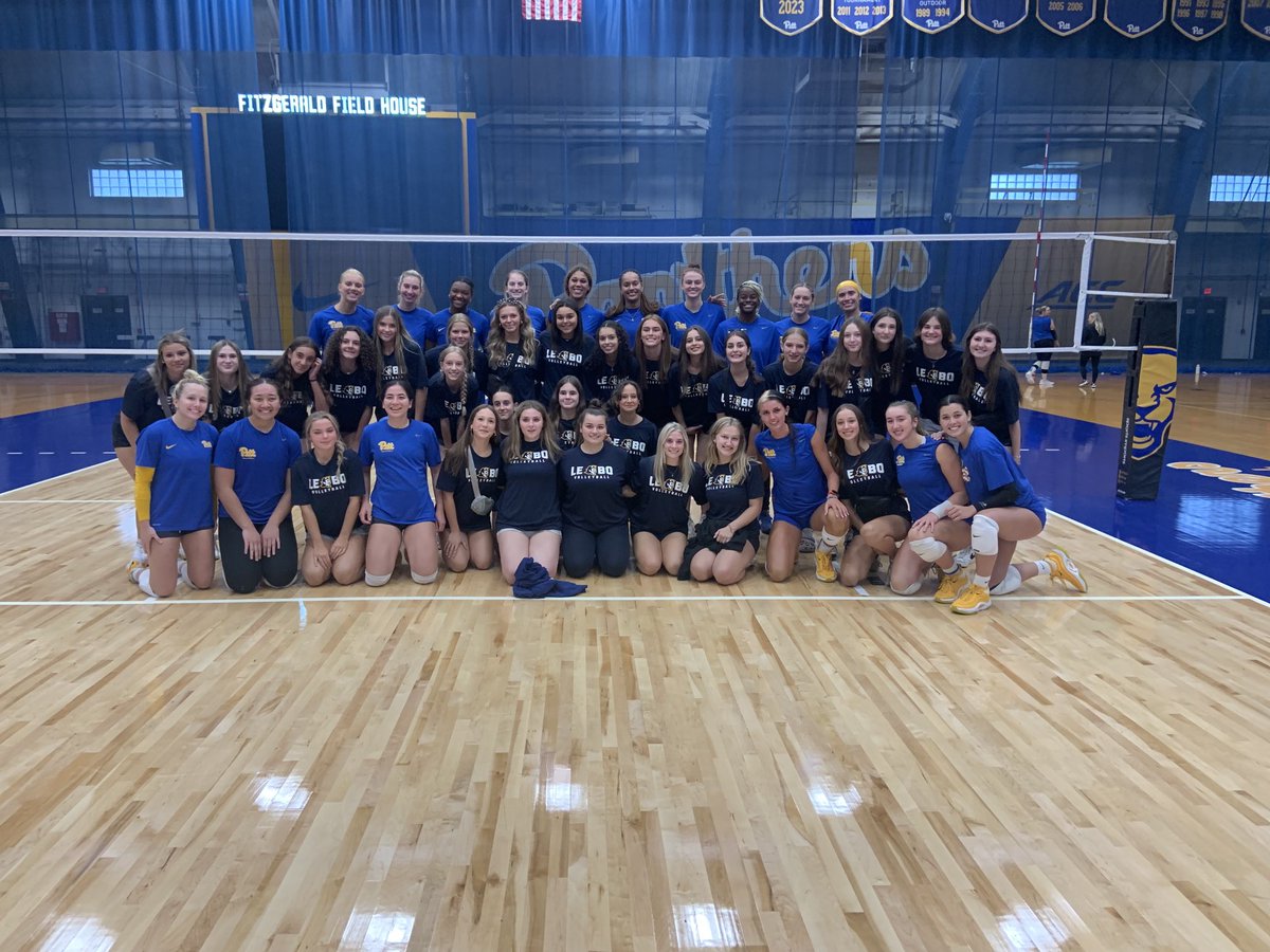 LeboAthletics's tweet photo. Our Girls VB team had a blast at Pitt!  Got to watch one of the best teams in the country train!! https://t.co/k3vnN6fcjU