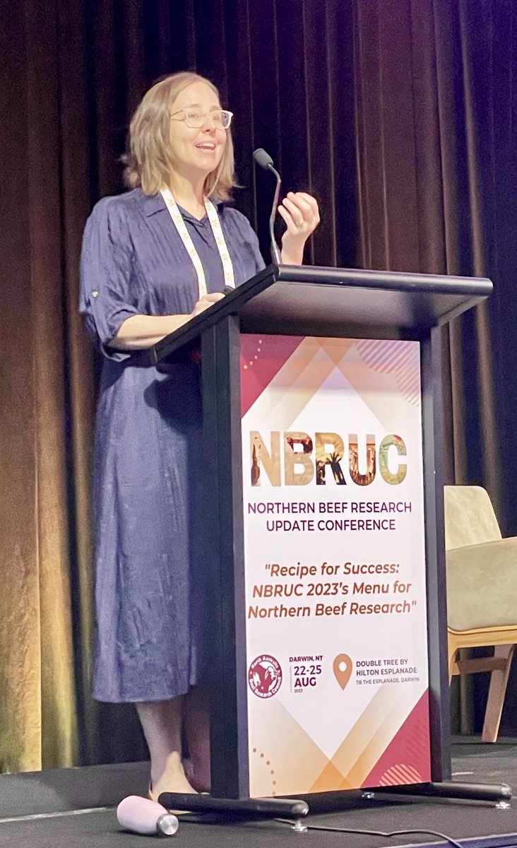 We need more sophisticated sensory tools to understand beef flavours and use this info to advance the eating quality of Australian beef. A/Prof Heather Smyth’s keynote presentation #NBRUC in Darwin today. ⁦@UQ_News⁩ ⁦@NABRC1⁩