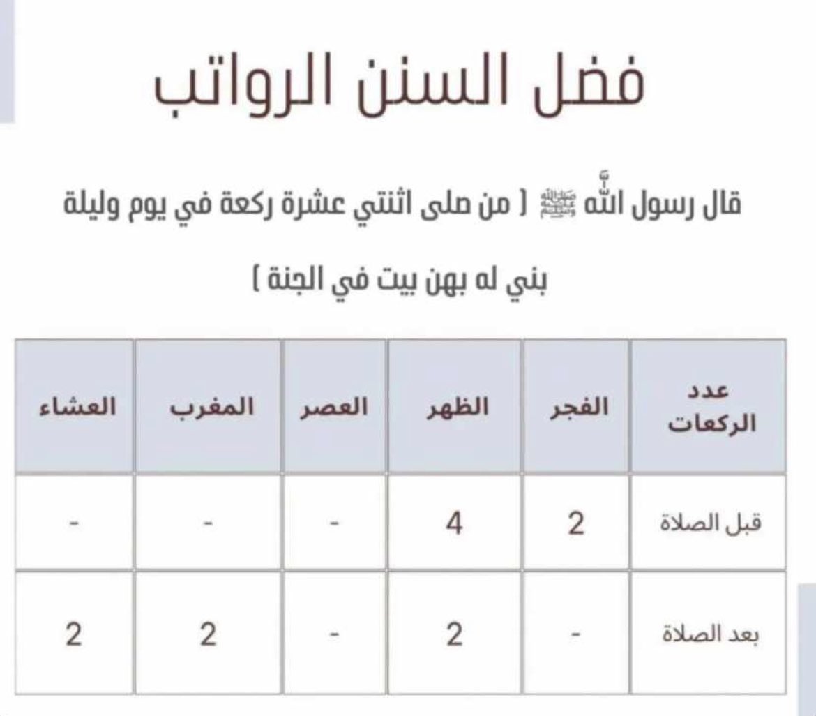 🩵
النوافل تجبر الناقص من الفرائض لو كان عندك تفريط ..
"وما يزال عبدي يتقرب إلي بالنوافل حتى أحبه، فإذا أحببته كنت سمعه الذي يسمع به، وبصره الذي يبصر به، ويده التي يبطش بها"