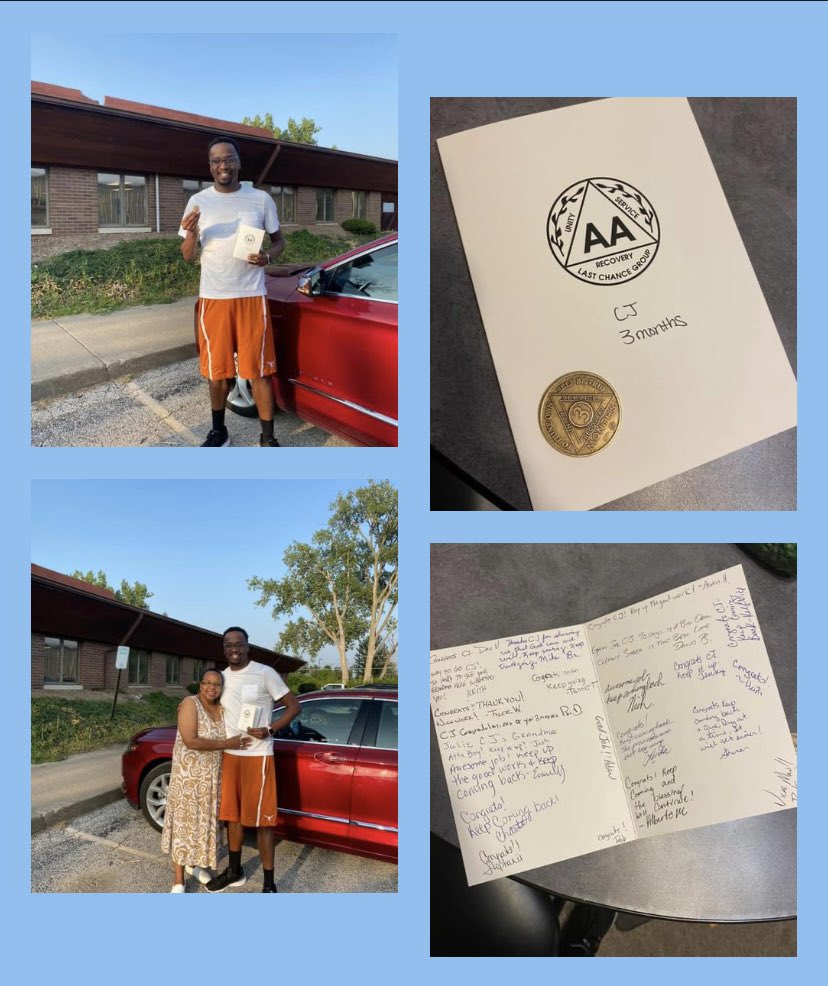 LaMonteDJr's tweet image. Celebrated a milestone today ❤️ #recoveringaddict #soberlife