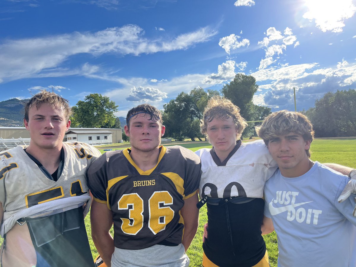 Congratulations to a great group of young men that were voted on to be the 2023 season captains. #GoBru <a href="/HagemanBarrett/">Barrett Hageman</a> <a href="/Tuff4277/">Tuff</a> <a href="/Gfawt_16/">Gage Fawthrop</a> <a href="/LanceBaumgart05/">Lance Baumgart</a>