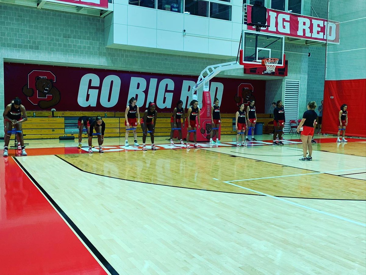 CornellWBB's tweet photo. First Team Workout of the Year in the 📚!!! We are back!!! 🔴⚪️#bigredpower #cASo #yellcornell https://t.co/pMmVEQC7kd