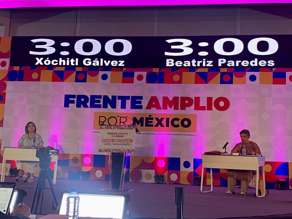 Unidad y propuesta en salud, educación y programas sociales en el foro del #FrenteAmplioPorMexico  con <a href="/XochitlGalvez/">Xóchitl Gálvez Ruiz</a>  <a href="/BeatrizPRangel_/">Apoyo Beatriz Paredes Rangel</a>  #Leon <a href="/UnidosPorMx2024/">UNIDOS POR MÉXICO 2024</a>