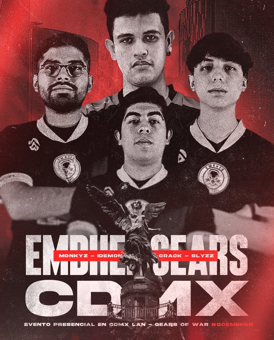 EsportsEmbher's tweet photo. ยกEstamos listos! โ ๏ธ
Estaremos presentes este 10 de Septiembre nuevamente en LPL 14T, CDMX. ๐ฅ
๐ @XZEAL_GAMING
๐ @DeporteDigitalH
ยกVamos en busca del campeonato! โ๏ธ
๐ @CracK1st
๐ @MonkyzMLG
๐ @iDemon9_
๐ @DiegoAyalaCa
๐ @YourCustomLab
#GoEmbher
#LPL #CDMX https://t.co/OpD0xMXSru