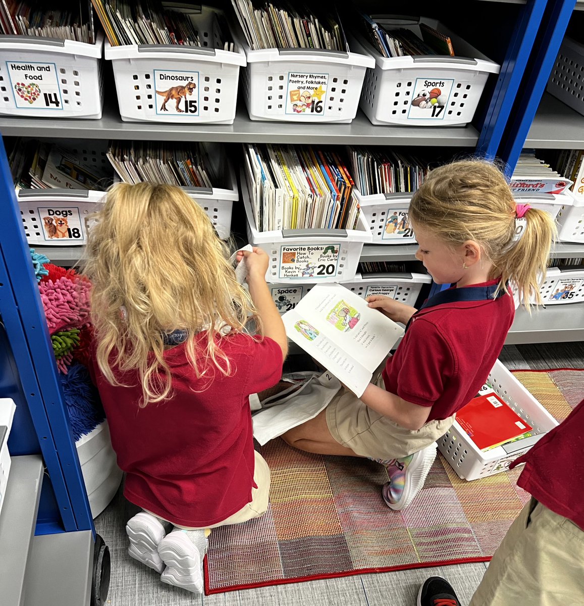 MrsPavek's tweet photo. Books 📚, books 📕, & more books 📖!! It’s time to fill our book baggies! We had an exciting morning prepping for independent reading time in first grade. #readersworkshop @ADHUSelementary @TCRWP https://t.co/810sAssOVh