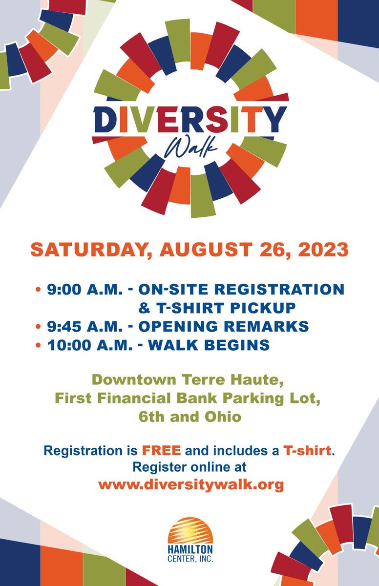 There is still time to register to participate in tomorrow's Diversity Walk!