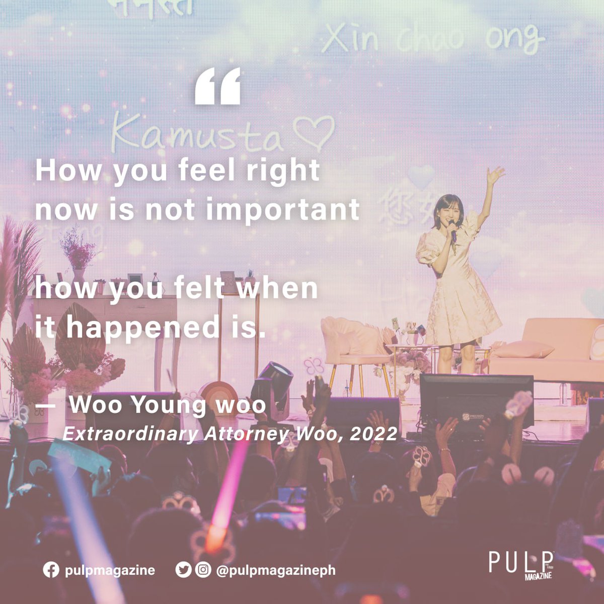 PULPMagazinePH's tweet photo. Woo to the Young to the Woo! The remarkable Korean actress Park Eun Bin graced us with her presence during her 2022 EUN-BIN NOTE: BINKAN in Manila, as part of her Asia Fan Meeting Tour. We all fondly remember her radiant stage presence.
#ParkEunBin
#PULPisback
#LiveLoud https://t.co/CEvdXTQnpn