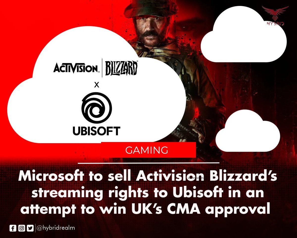 HybridRealm's tweet photo. Microsoft continues its battle to acquire Activision Blizzard in the US and UK regulators, and this time with UK's Competition and Markets Authority. Closing the deal will place Microsoft into the top three gaming publishers in the globe, next to Sony.

📷Push Square
#Microsoft https://t.co/0rHcnBVBaT