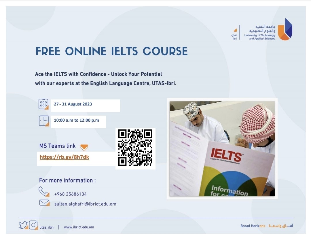 جامعةالتقنيةوالعلوم التطبيقية-عبري (@ibri_utas) on Twitter photo 