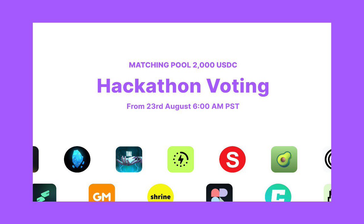 Get set for a week of voting! Show some love to your favourite projects. Remember, All the track prizes will be distributed separately after the voting wraps up. Let's celebrate innovation! 🌟

#onlypossibleonsolana