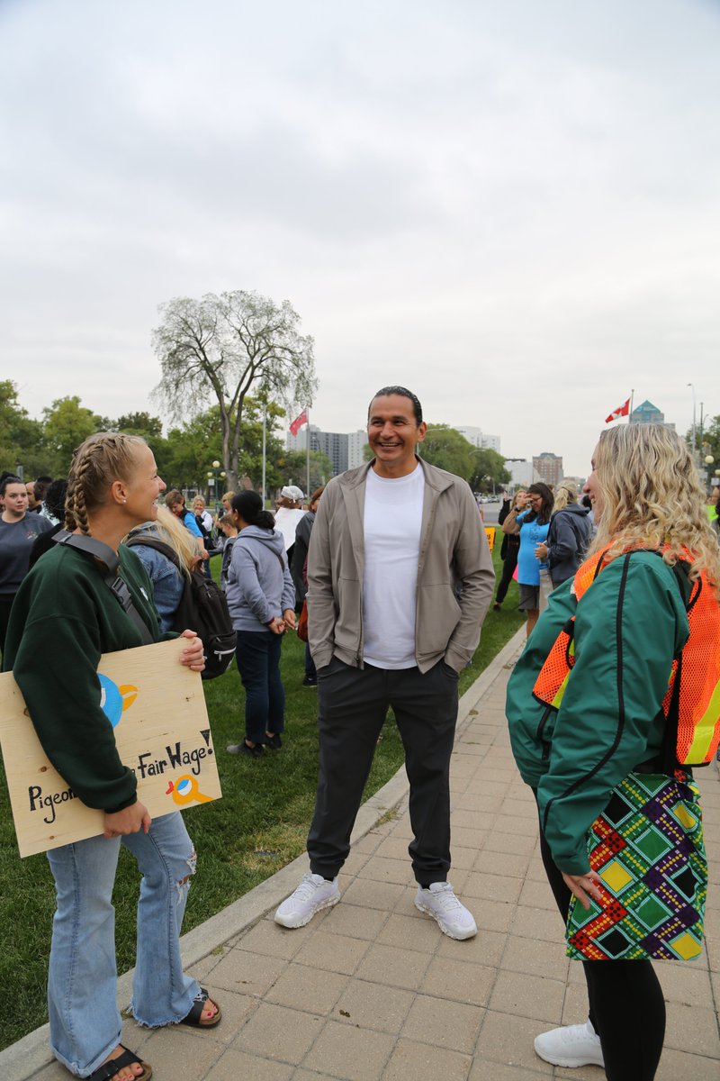 WabKinew's tweet photo. #ECEsAreEssential and valuable to our province's future. That's why an NDP government will always have their back and show them the respect they deserve. https://t.co/X39Jg6r0th