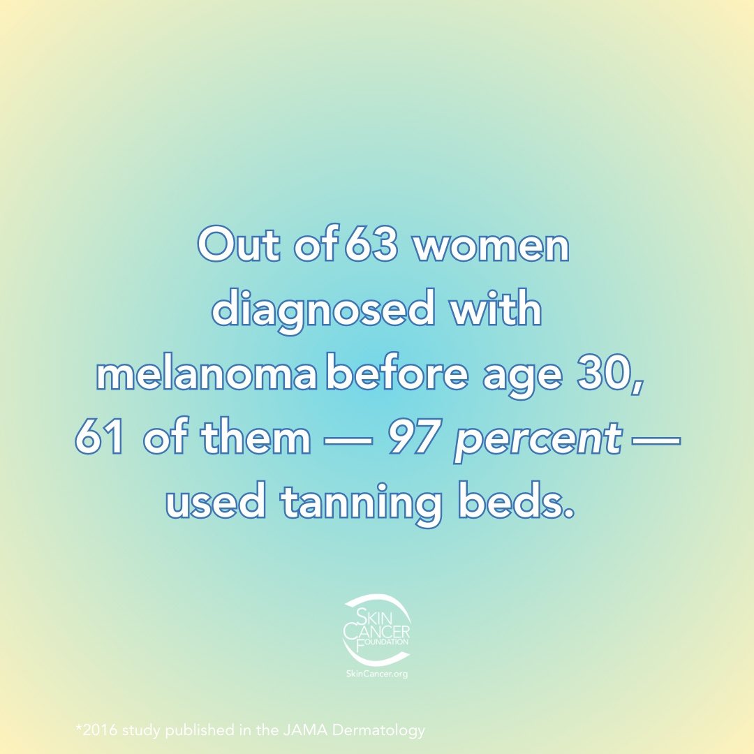 Will you sign the petition to ban teen tanning bed use? 
SkinCancer.org/petition <a href="/SkinCancerOrg/">The Skin Cancer Foundation 👒</a> #preventmelanoma