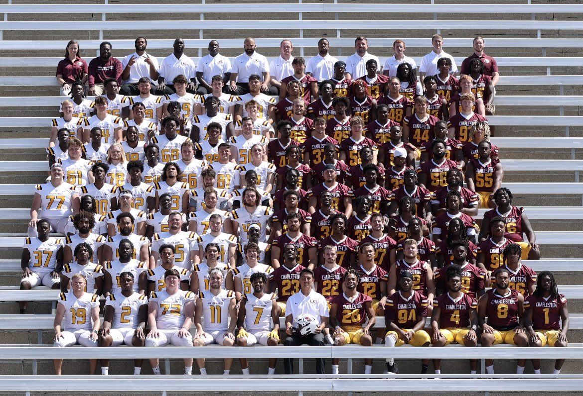 Introducing your 2023 University of Charleston Golden Eagles! 🦅 

Only one goal in mind. The bar is set.

#UC #ChucktownStrong #TimetoFly