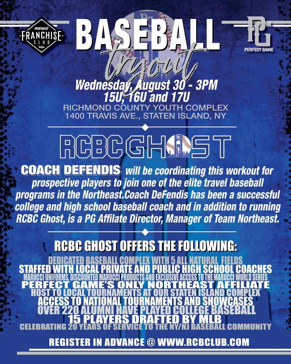 Richmond County Baseball Club (@nickdefendis) on Twitter photo FALL 2023 TRYOUTS FALL 2023 TRYOUTS