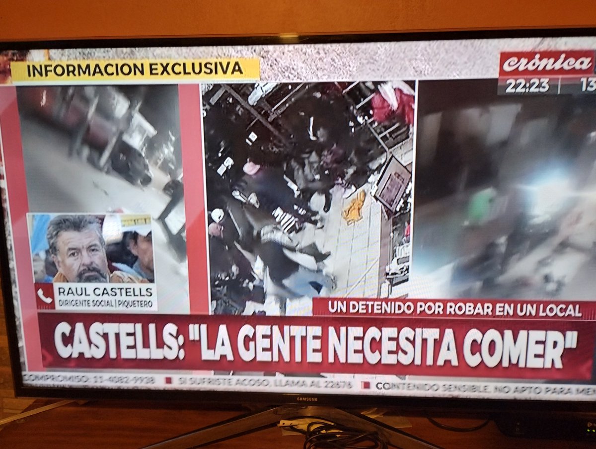 claudiales71's tweet photo. #RaulCastells está agitando para que pase lo de 2001!!! Ellos organizan los saqueos!!! https://t.co/QEyoF3cKaT
