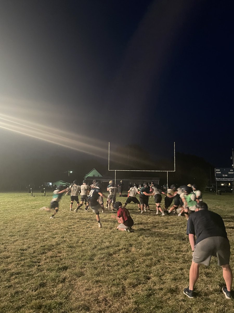 Finishing up a great practice under the lights #StormPride