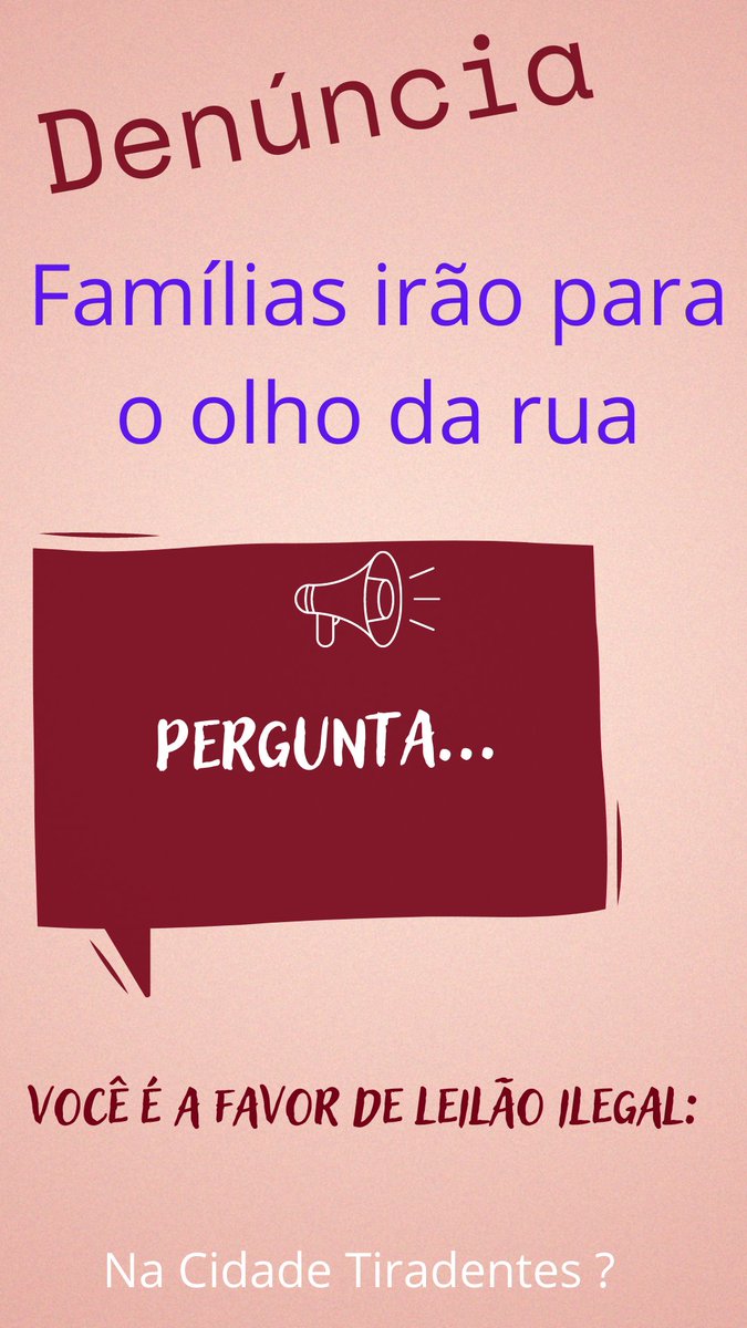 LHelth's tweet image. A COHAB e a. SPDA transformou um débito de 3.000 em 100.000.
A família não conseguem pagar e sua unidade habitacional irá para o leilão.@cohabsp
@portalzuk_
@midianinja 
@mpsp_oficial 
@oabsaopaulo
@