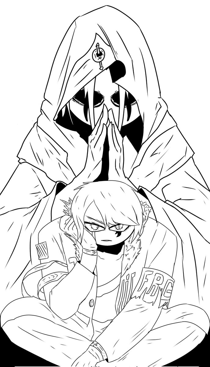 GENarcueid's tweet photo. #FederationOC
Rogue and Grim and yes behind Rogue it none other than Grim a spiritual anomaly.

Who Grim ? It a spiritual anomaly he possessed people and gifting them power, ambition, vengeance and hatred and one of them is Rogue who die and felt betrayed. https://t.co/VGGFxydsaV
