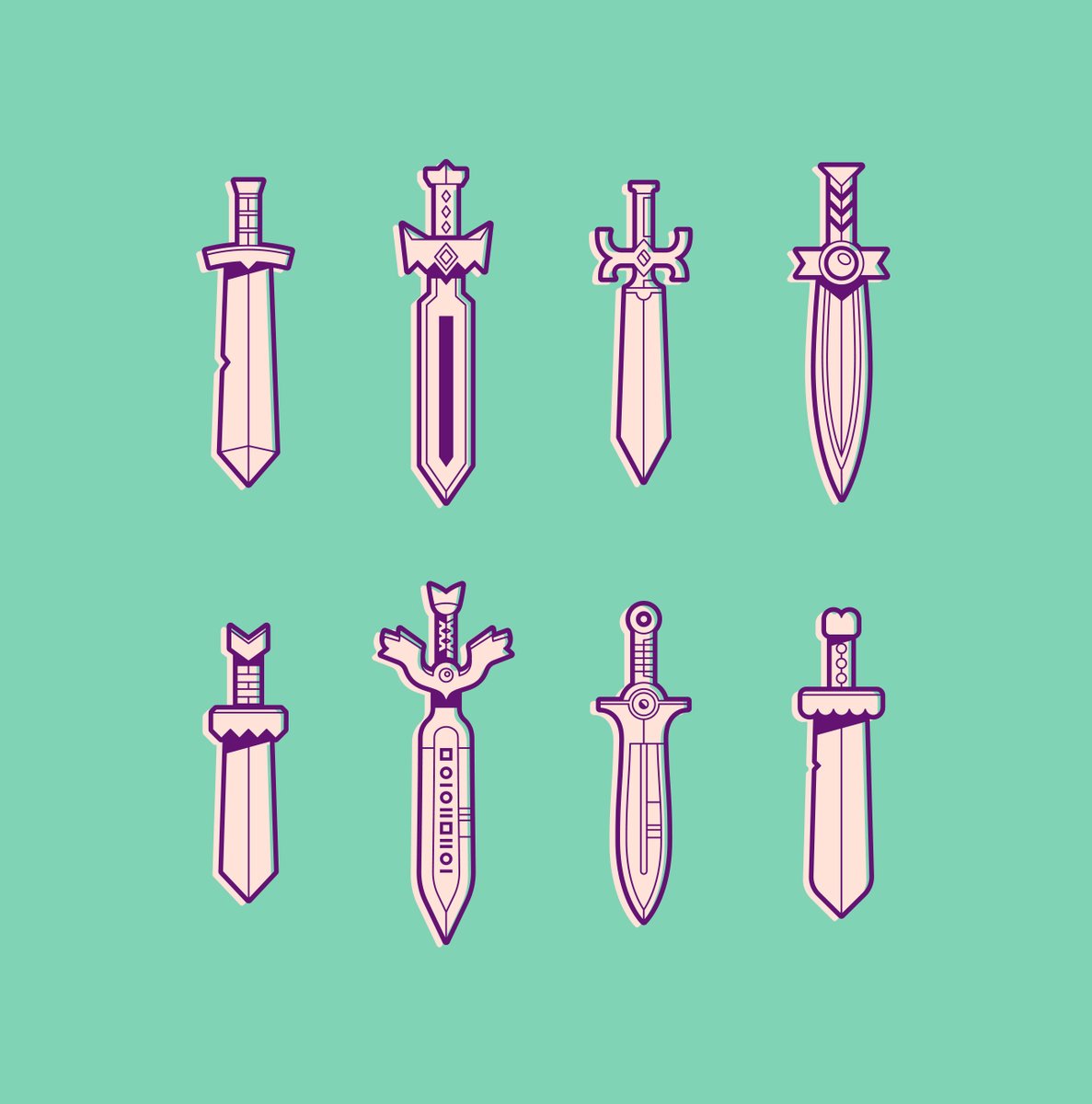 SnowfirePlays's tweet image. Here you go brave adventurer. Take one for your quest.

#geekArt #retrogaming