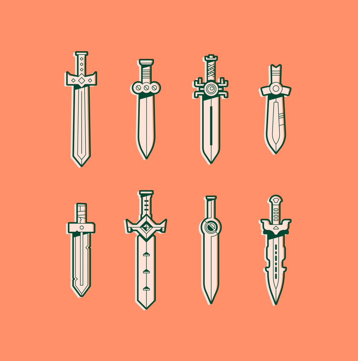 SnowfirePlays's tweet image. Here you go brave adventurer. Take one for your quest.

#geekArt #retrogaming