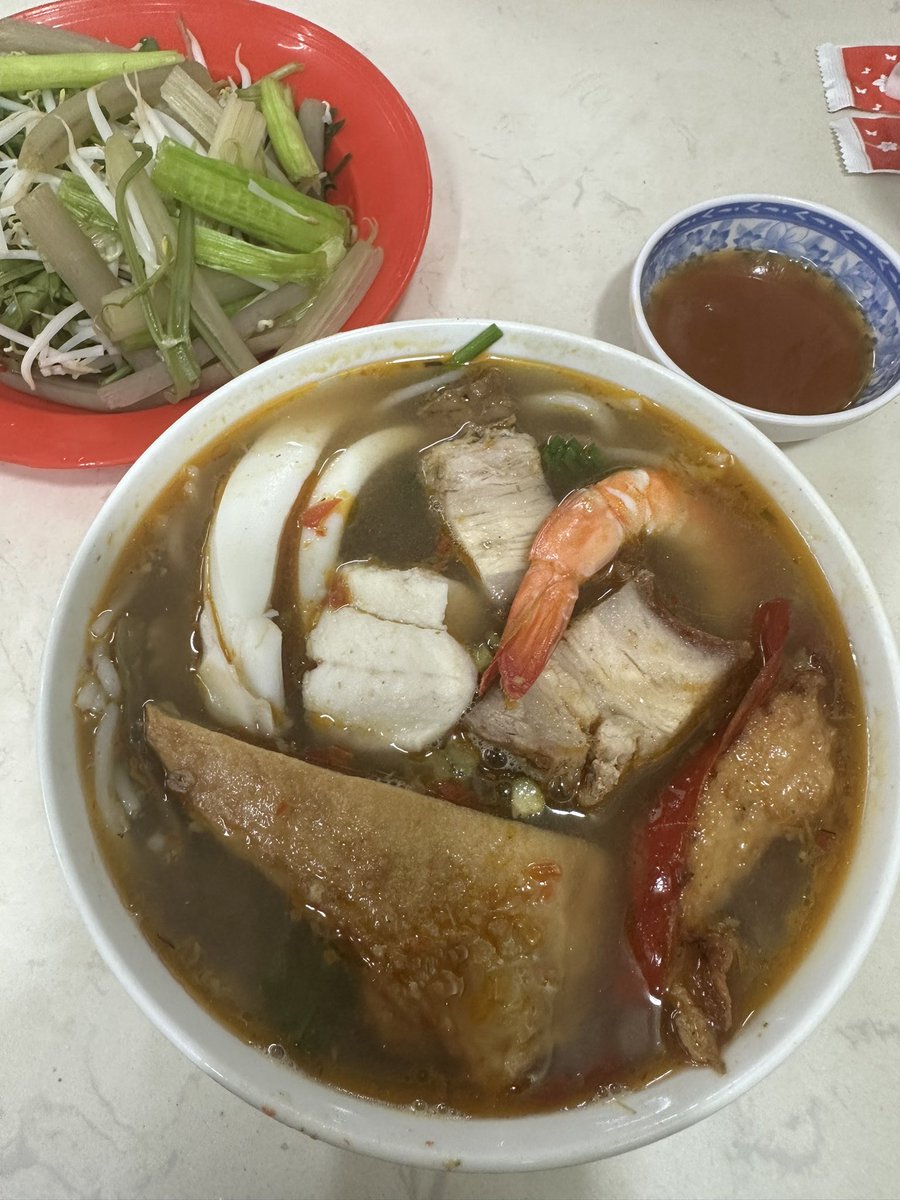 Bún mắm - fermented fish paste soup. Putting the mam in umami lol