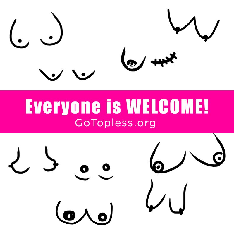 gotopless's tweet photo. Small, big, saggy, scar, Everyone is WELCOME! Don’t care about what others think, it is your constitutional right! Enjoy your beauty and be happy❤️

#gotopless #selflove #EmpowerWomen https://t.co/JsqhoVYz3C