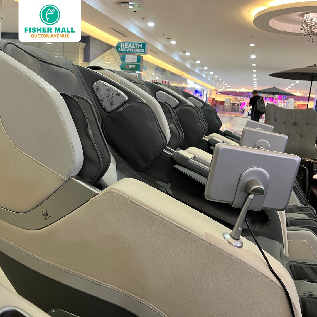 Escape the stress and sink into pure relaxation on LFAFA Express De-Stress massage chairs located at the 3rd floor. #ILoveFisherMall #WhereYouFeelAtHome