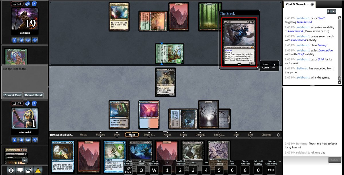 Solebush1's tweet photo. Inject that #MTGO rage right into my veins.... https://t.co/TSibxhpIMq