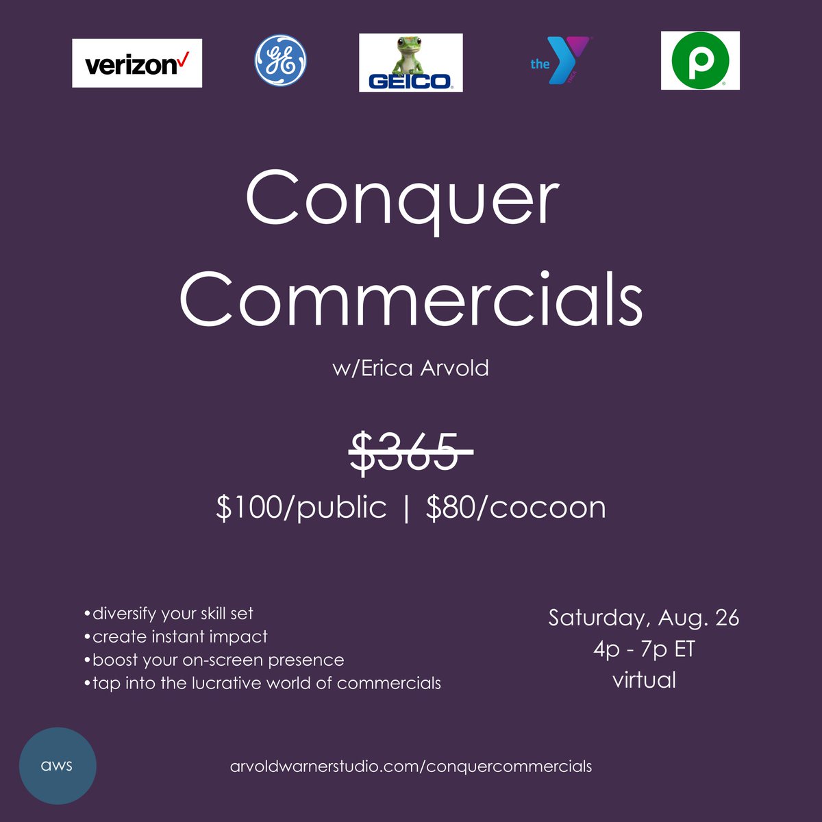 🦋 Transform into commercial-ready with Erica's direction and feedback! Increase your confidence and captivate the camera like a pro! 🎥🦋 #CommercialActing #ActingIntensive #Arvold #ConquerCommercials