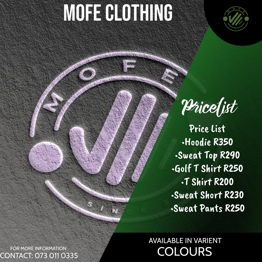 MofeClothing's tweet photo. Tap the link to check out or buy MOFE COUTURE merch: https://t.co/7xhxopDVDR

And Message Us Here
https://t.co/uM5xJ3UnXN https://t.co/SkNiDzvswH