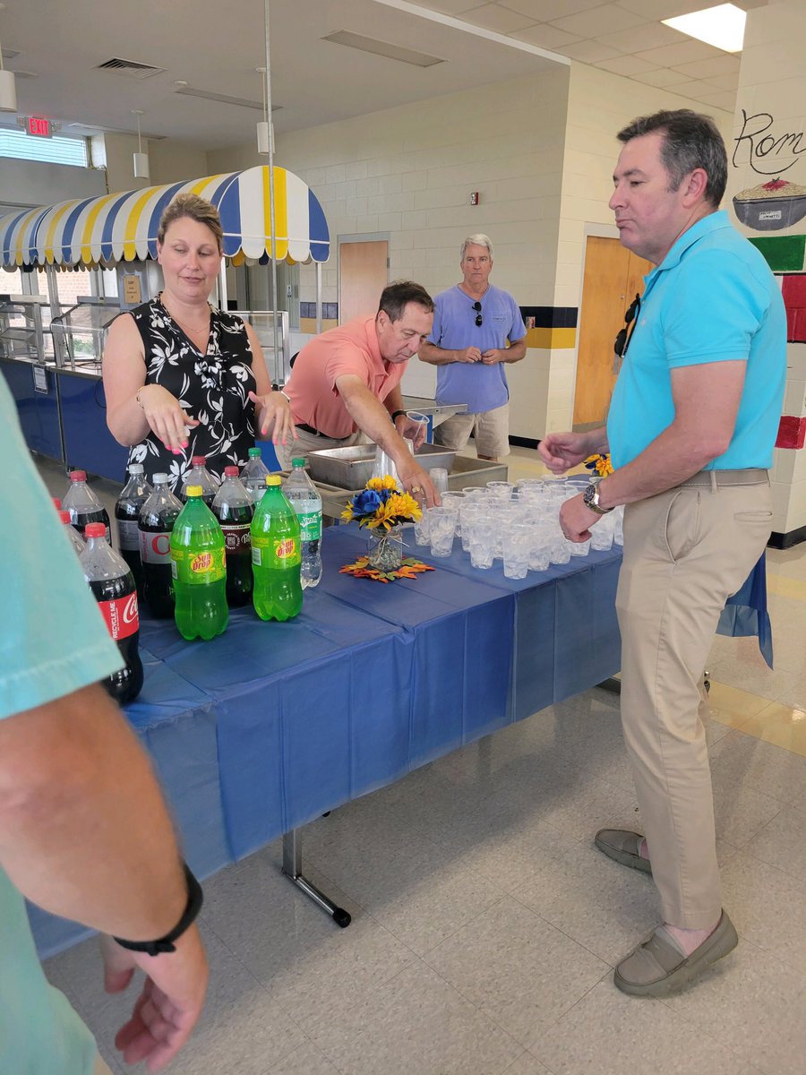 The Wallace Ashley III Sunday School Class of First Baptist Church of Smithfield is proud to continue the tradition of providing a meal to the staff of Smithfield Selma High School as they prepare for the 2023-24 school year!