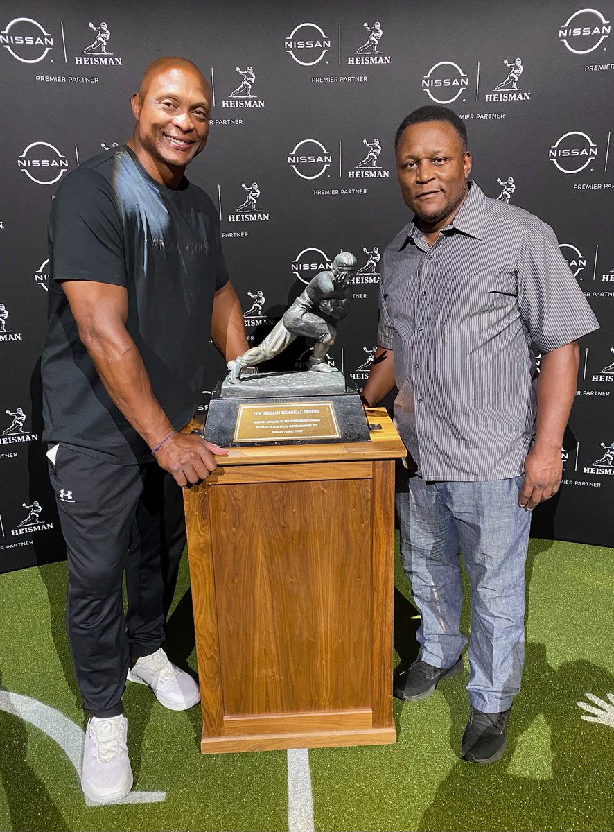 What do @EddieGeorge2727 and I have in common - @NissanUSA & @HeismanTrophy