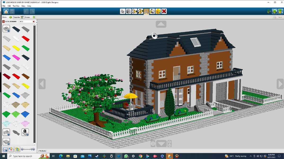 LegoRamiz's tweet photo. Here's is my brand new Lego house that I've created in Lego digital designer!#legocityupdateshow #legocity #legohouse #legofan #legoactivities #legoart #afol #house #building #lego #fanlego #legoland #legocity #legobuildeveryday https://t.co/1VtbPC03ja