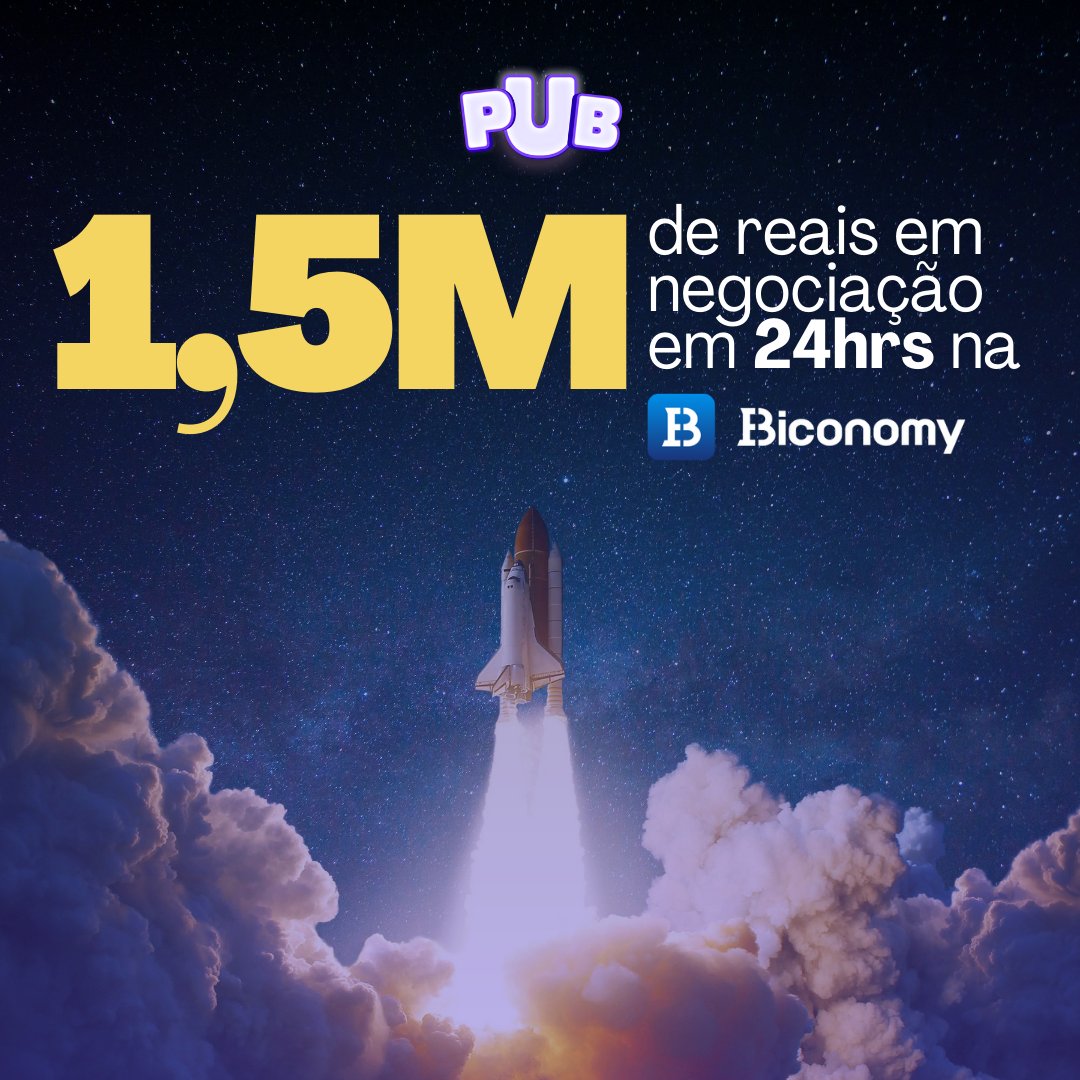 IoPubgameBr's tweet photo. 🎉🚀 $PGC Conquista Alcançada: R$1.5M em Volume de Negociações na Biconomy nas últimas 24 horas! 🌟📈
#PUBGame #bitcoin #blockchain #crypto #biconomy #tech #pgc #metaverse #pubverse #pubbracer https://t.co/rgwj0xQIpn