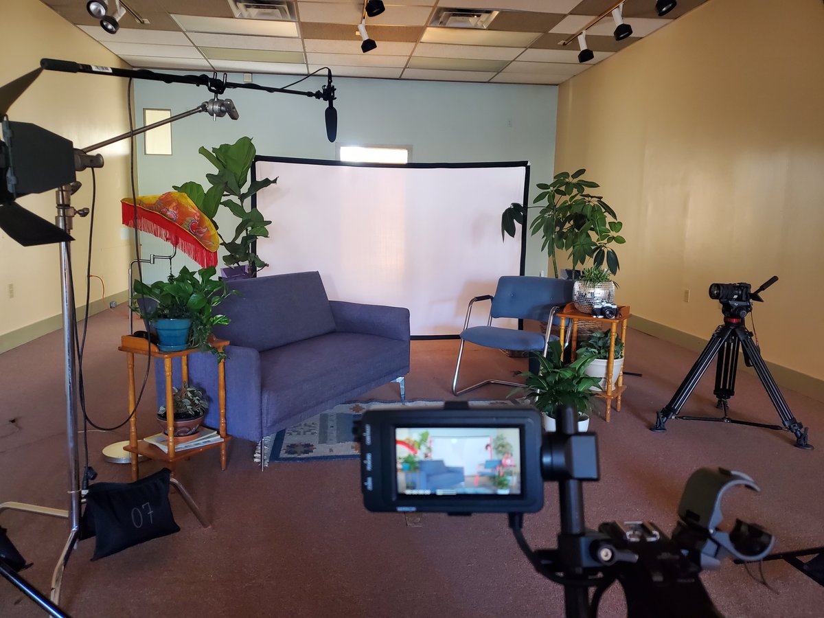 The stage is set for our filmmaker interviews happening throughout the Festival which can only mean one thing. We are officially T-MINUS 14 HOURS from our first screening block! We can't wait to see everyone tomorrow!
